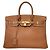 Hermès Bolsa de mão Hermes Birkin 35 em couro Courchevel Marrom