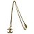 CHANEL Vintage Coco Mark Motiv Halskette Golden
