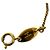 CHANEL Vintage Coco Mark Motiv Halskette Golden - Ansicht 4