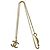 CHANEL Vintage Coco Mark Motiv Halskette Golden - Ansicht 7