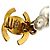 Chanel Vintage Coco Mark Gold Clip Earrings Golden - view 2