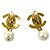 Chanel Vintage Coco Mark Gold Clip Earrings Golden - view 5