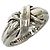 Autre Marque Anello Tiffany Vintage Signature Band Ring Argento