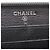 Cartera larga Chanel de piel negra Negro - vista 7
