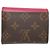 Louis Vuitton Portefeuille Zoe Women's Tri-fold Wallet Castaño - vista 2