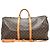 Louis Vuitton Keepall 60 Bandoulière Boston Bag Castaño
