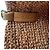 Loewe Mini Slit Bag Brown Raffia and Leather - view 7
