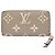Cartera Bi-Fold Zippy Louis Vuitton Gris Crudo