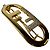 Fendi Gold Strass-Brosche Golden - Ansicht 10