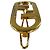 Fendi Gold Strass-Brosche Golden - Ansicht 8