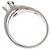Bulgari Bvlgari Pt950 0.30ct Diamant Corona Damenring - Ansicht 2