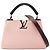 Louis Vuitton Pink Bicolor Taurillon Capucines BB Rosa
