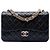 Chanel Black Medium Quilted Lambskin Westminster Pearl Flap Schwarz