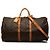 Louis Vuitton Brown Monogram Keepall Bandouliere 60 Marrom