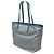 Tote Prada em Tessuto Symbole Triangolo azul com acabamentos em Saffiano Azul claro - vista 2