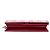 Clutch convertibile con catena Lady Dior in vernice rossa Cannage di Dior Rosso - vista 3