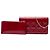 Clutch convertibile con catena Lady Dior in vernice rossa Cannage di Dior Rosso - vista 7