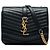 Autre Marque Borsa Saint Laurent Sulpice Small in nappa monogram chevron verde Verde scuro