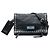 Prada Black Glace Calf Studded Etiquette Flap Preto