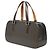 Louis Vuitton Gray Monogram Mat Shelton Marrone Grigio antracite - vista 2
