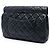 Clutch Roll Reissue 2.55 em pele de cordeiro acolchoada preta Chanel Preto - vista 2