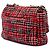Chanel Red Medium Tweed 19 Flap Vermelho - vista 2