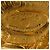 Brincos de pressão redondos Chanel Gold CC com logótipo banhado a ouro Dourado - vista 4