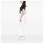 Bolsa Hobo Chanel em malha branca CC e pele de cordeiro brilhante acolchoada com corrente Branco - vista 5