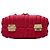 Borsa Satchel Miu Miu in vimine e rattan rosso - vista 3