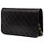 Chanel Black Medium CC Quilted Lambskin Full Flap Schwarz - Ansicht 2