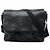 Double Prada Camera Bag aus weichem schwarzem Kalbsleder mit Klappe und Doppelverschluss