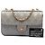 Chanel Gray CC Quilted Debossed Calfskin Flap Brown - view 7