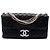 Chanel Black Medium Quilted Lambskin Westminster Pearl Flap Schwarz