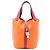 Hermès Orange Bicolor Clemence and Swift Picotin Lock 18