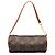 Louis Vuitton Brown Monogram Papillon Pochette Braun