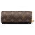 Louis Vuitton Brown Monogram Papillon Pochette Braun - Ansicht 3