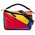 Bolso Satchel Puzzle Multi Small de piel de becerro Rainbow LOEWE Multicolor