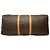 Louis Vuitton Brown Monogram Keepall 60 Marrom - vista 3