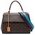 Louis Vuitton Brown Monogram Cluny MM Castaño