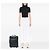 Prada Black Saffiano Rolling Trolley Suitcase - view 6