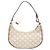 Céline Borsa a tracolla Celine Ava in tela rivestita Triomphe bianca Medium Bianco