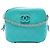 Borsa Camera Chanel in vitello smaltato blu con cuciture CC Turchese
