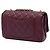 Chanel Red Small Quilted Caviar CC Filigree Flap Roja Burdeos - vista 2