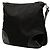 Borsa a tracolla Prada in Tessuto con rifiniture in Vitello nero e chiusura a zip - vista 2