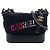 Chanel Gabrielle Crossbody Small in Tweed Blu e Pelle d'Agnello Ricamata Blu navy