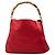 Gucci Diana Satchel aus rotem Kalbsleder mit Bambusgriff