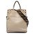 Borsa Satchel Fendi Grace in Vitello e Camoscio Beige