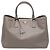 Prada Gray Large Saffiano Lux Gardeners Tote Bag Braun