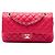 Chanel Pink Medium Classic Lambskin Double Flap