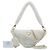 Prada Bolsa Satchel Triangle Mini em shearling branco - vista 7